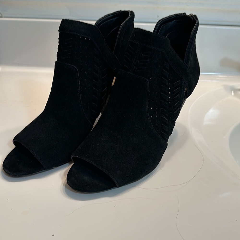 Vince Camuto open toe bootie